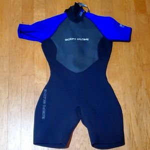 Body Glove Pro 2 Womens 2.1 Spring Suit Wetsuit Black and Blue Size 11/12
